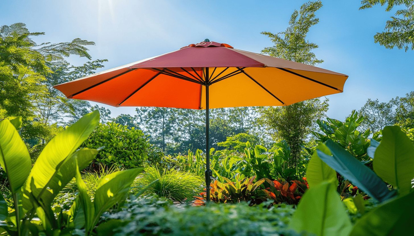 Comment le parasol déporté transforme-t-il les espaces extérieurs ?